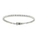 Bracciale Tennis bianco 3 MM