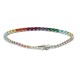 Bracciale Tennis multicolor 3 MM