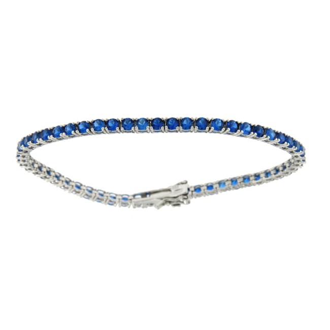 Bracciale Tennis Blu 3 MM