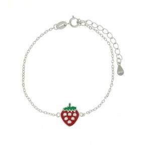 Bracciale Baby fragola rossa