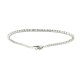 Bracciale Tennis argentato 2 mm Argento 925