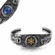 Bracciale Andromeda Inverno con pietra reversibile blu