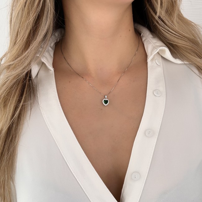 Collana Dubai cuore pendente 