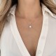 Collana Dubai regolabile punto luce in argento 925