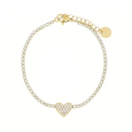 Bracciale Adana brillante con cuore