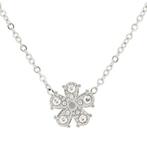 Collana Adana fiore brillante pendente