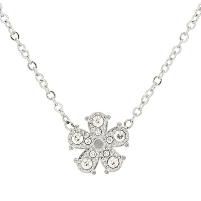 Collana Adana fiore brillante pendente