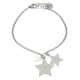 Bracciale Ideal con stelle e perla pendenti 