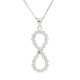 Collana Infinito design pendente in argento 925