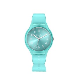 Orologio Colorful acqua marina in silicone quadrante acqua marina