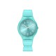 Orologio Colorful acqua marina in silicone quadrante acqua marina