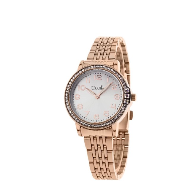 OROLOGIO DONNA ACCIAIO ROSE' QUADRANTE BIANCO