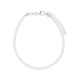 Bracciale perle 3 mm in argento 925