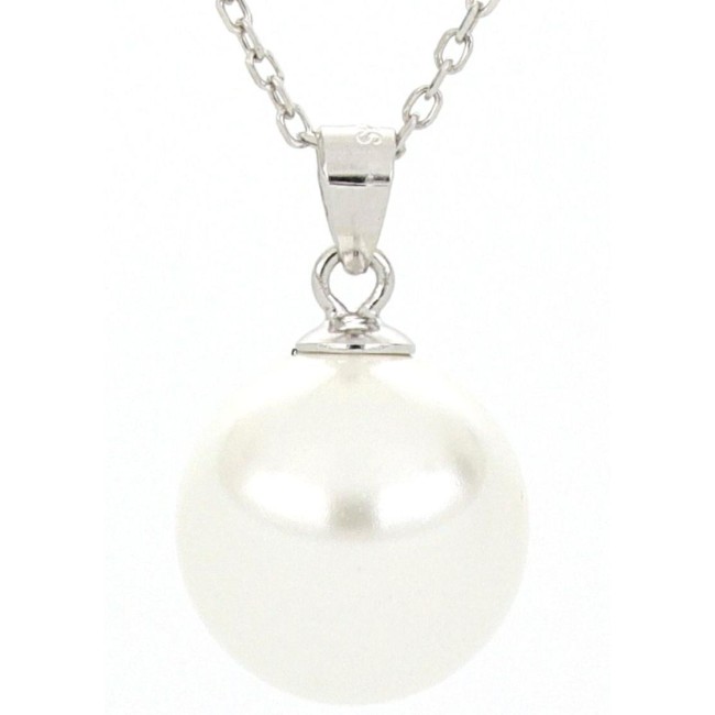 Collana Perla 12 MM pendente 