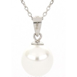 Collana Perla 10 MM pendente 