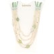 Collana Persefone pietre dure verde e perle barocche